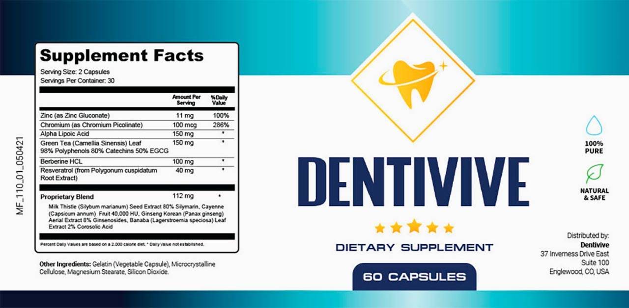 DentiVive Supplement Facts